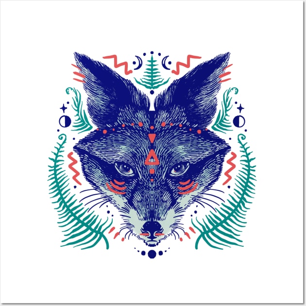 Fox animal spirit Wall Art by Paolavk